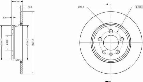 Brembo 08.B413.21 - Jarrulevy inparts.fi