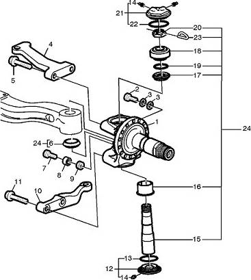 RENAULT TRUCKS 7485 133 870 - Korjaussarja, olkatappi inparts.fi