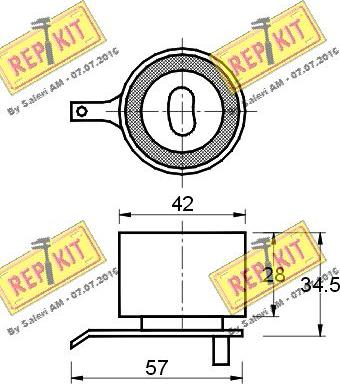 REPKIT RKT1435 - Kiristysrulla, hammashihnat inparts.fi