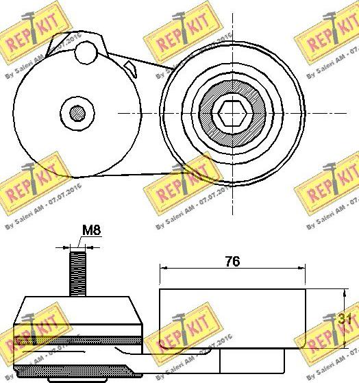 REPKIT RKT3463 - Hihnankiristin, moniurahihna inparts.fi