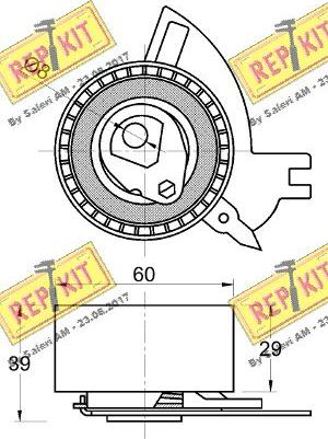 REPKIT RKT3804 - Kiristysrulla, hammashihnat inparts.fi