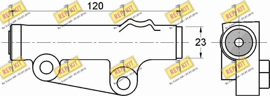 REPKIT RKT3294 - Vaimennin, hammashihna inparts.fi