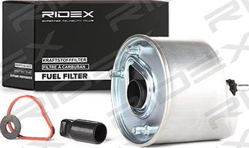 RIDEX 9F0095 - Polttoainesuodatin inparts.fi