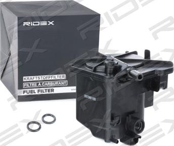 RIDEX 9F0004 - Polttoainesuodatin inparts.fi