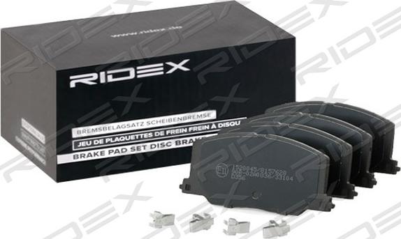 RIDEX 402B0720 - Jarrupala, levyjarru inparts.fi