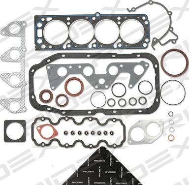 RIDEX 560F0199 - Täydellinen tiivistesarja, moottori inparts.fi