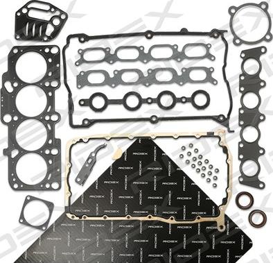 RIDEX 560F0108 - Täydellinen tiivistesarja, moottori inparts.fi