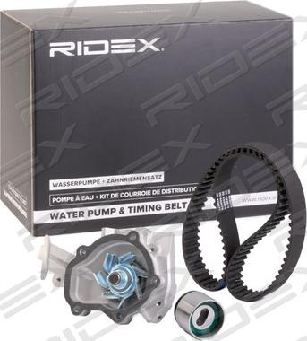 RIDEX 3096W0143 - Vesipumppu + jakohihnasarja inparts.fi