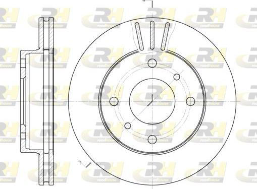 Kavo Parts BR-6712-C - Jarrulevy inparts.fi