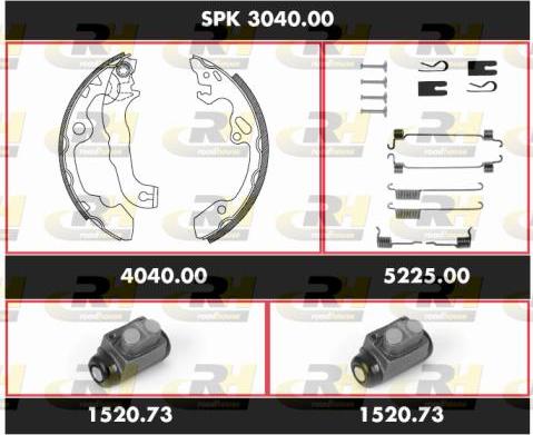 Roadhouse SPK 3040.00 - Jarrukenkäsarja inparts.fi