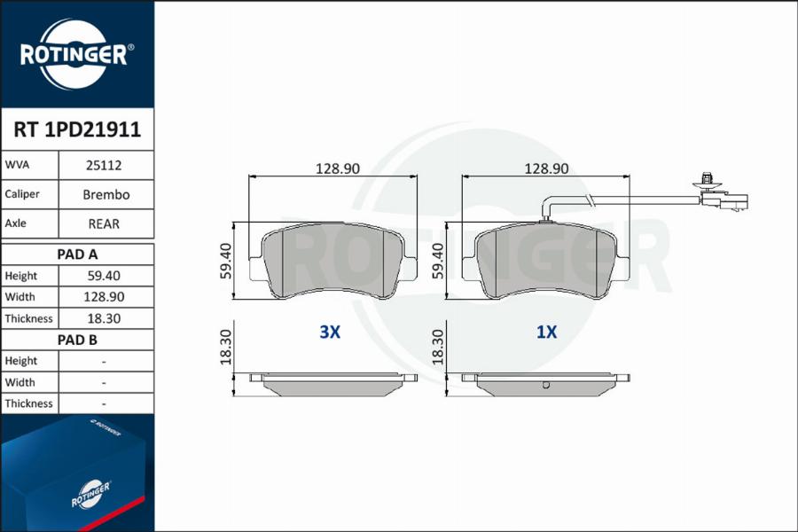 Rotinger RT 1PD21911 - Jarrupala, levyjarru inparts.fi