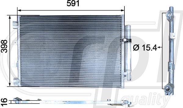 RPLQuality APCDFD5053 - Lauhdutin, ilmastointilaite inparts.fi