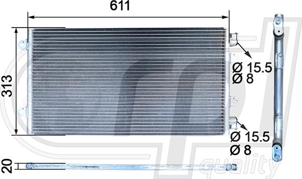 RPLQuality APCDFT5029 - Lauhdutin, ilmastointilaite inparts.fi