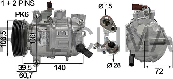 RPLQuality APCOAU0048 - Kompressori, ilmastointilaite inparts.fi