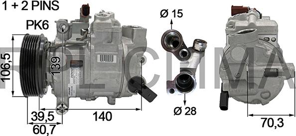 RPLQuality APCOAU0047 - Kompressori, ilmastointilaite inparts.fi