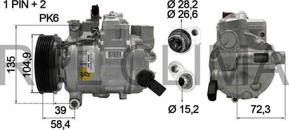 RPLQuality APCOAU0052 - Kompressori, ilmastointilaite inparts.fi