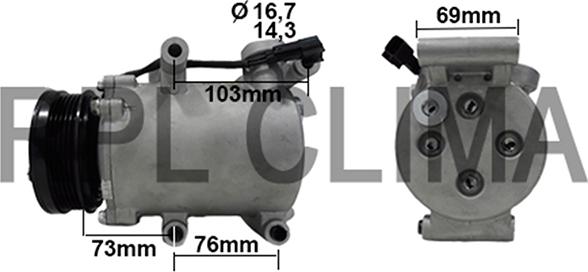 RPLQuality APCOFD0041 - Kompressori, ilmastointilaite inparts.fi