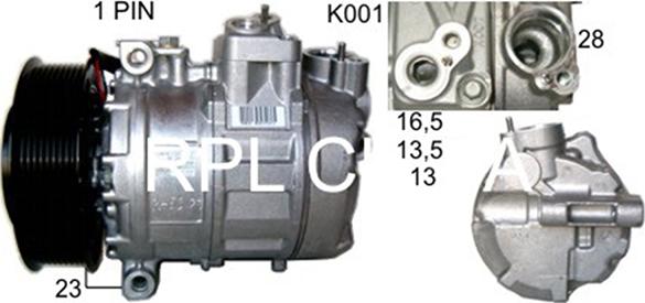 RPLQuality APCOMB0033 - Kompressori, ilmastointilaite inparts.fi