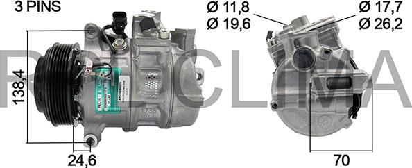 RPLQuality APCOMB0070 - Kompressori, ilmastointilaite inparts.fi