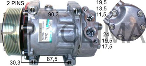 RPLQuality APCOSC0003 - Kompressori, ilmastointilaite inparts.fi