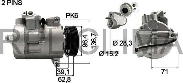 RPLQuality APCOVW0035 - Kompressori, ilmastointilaite inparts.fi