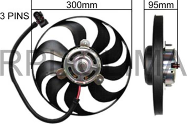 RPLQuality APELVW0018 - Tuuletin, moottorin jäähdytys inparts.fi