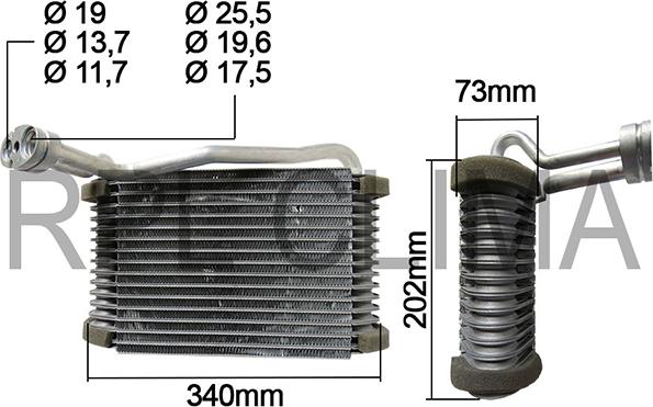 RPLQuality APEVAU5003 - Höyrystin, ilmastointilaite inparts.fi