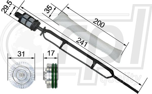 RPLQuality APFLOP0022 - Kuivain, ilmastointilaite inparts.fi