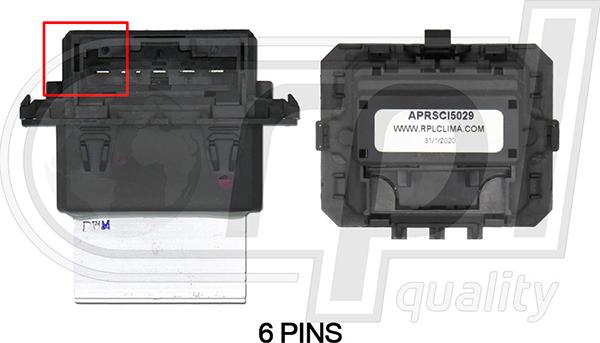 RPLQuality APRSCI5029 - Ohjainlaite, ilmastointilaite inparts.fi