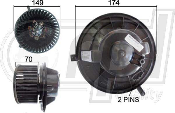 RPLQuality APVTAU5007 - Sähkömoottori, sisätilanpuhallin inparts.fi