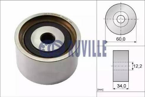 Ruville 59905 - Ohjainrulla, hammashihna inparts.fi