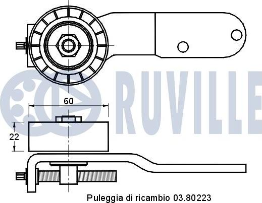 Ruville 540911 - Hihnankiristin, moniurahihna inparts.fi