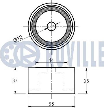 Ruville 540464 - Ohjainrulla, hammashihna inparts.fi