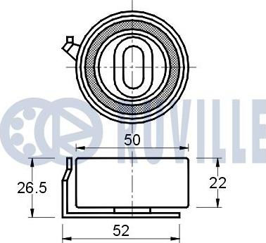 Ruville 540404 - Kiristysrulla, hammashihnat inparts.fi