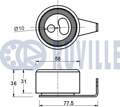 Ruville 540507 - Kiristysrulla, hammashihnat inparts.fi