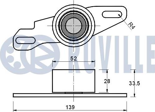 Ruville 540093 - Kiristysrulla, hammashihnat inparts.fi