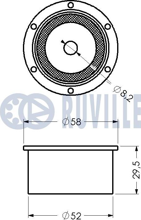 Ruville 540101 - Ohjainrulla, hammashihna inparts.fi