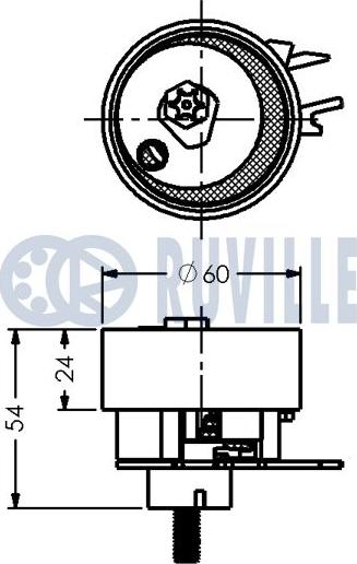 Ruville 540759 - Kiristysrulla, hammashihnat inparts.fi