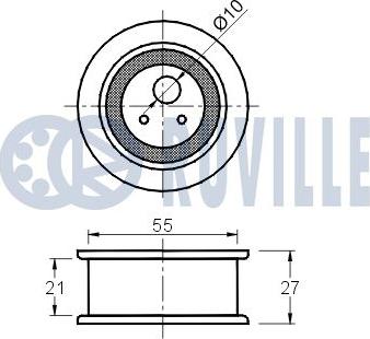 Ruville 541683 - Kiristysrulla, hammashihnat inparts.fi