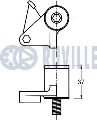 Ruville 541094 - Kiristysrulla, hammashihnat inparts.fi