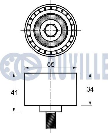 Ruville 541171 - Ohjainrulla, hammashihna inparts.fi