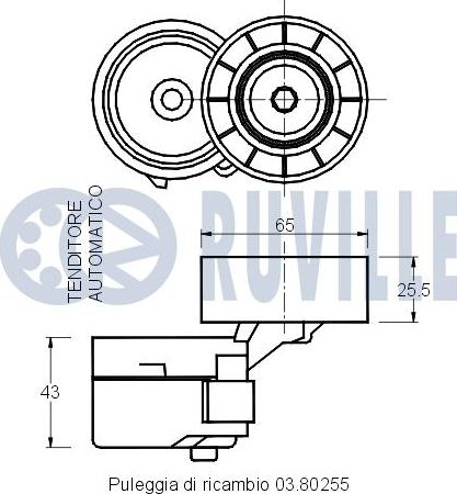 Ruville 541326 - Hihnankiristin, moniurahihna inparts.fi