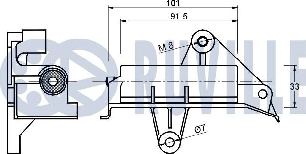 Ruville 541286 - Vaimennin, hammashihna inparts.fi