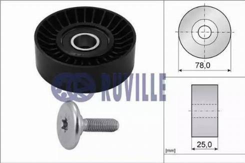 Ruville 55952 - Ohjainrulla, moniurahihna inparts.fi