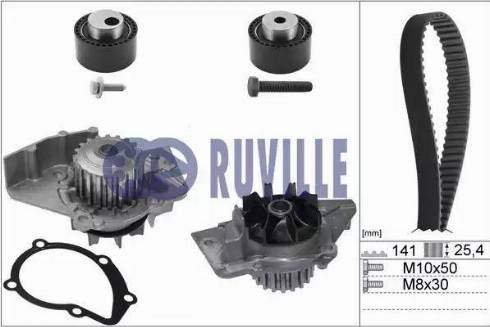 Ruville 55921711 - Vesipumppu + jakohihnasarja inparts.fi