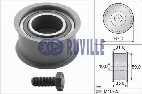 Ruville 55453 - Ohjainrulla, hammashihna inparts.fi