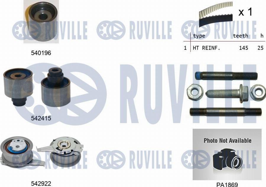 Ruville 5505063 - Vesipumppu + jakohihnasarja inparts.fi