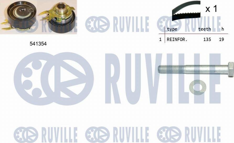 Ruville 550097 - Hammashihnasarja inparts.fi