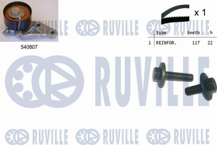 Ruville 550047 - Hammashihnasarja inparts.fi