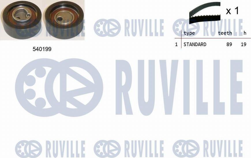 Ruville 550069 - Hammashihnasarja inparts.fi